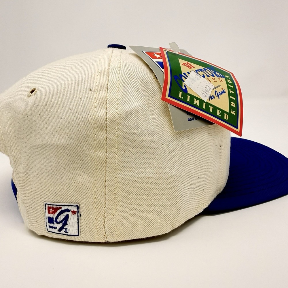 Vintage 1991 Chicago Cubs Snapback Hat The Game Cream Blue NWT Limited‎ - Picture 16 of 16